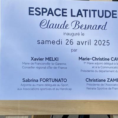 26 avril 2025 - Inauguration Espace Latitude