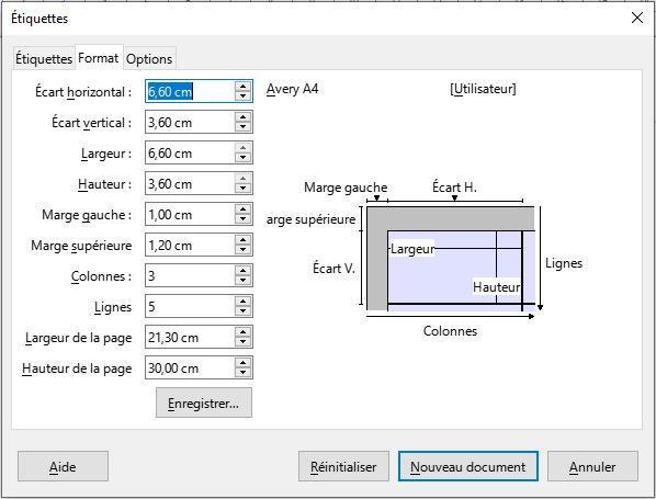 Format etiquettes 1